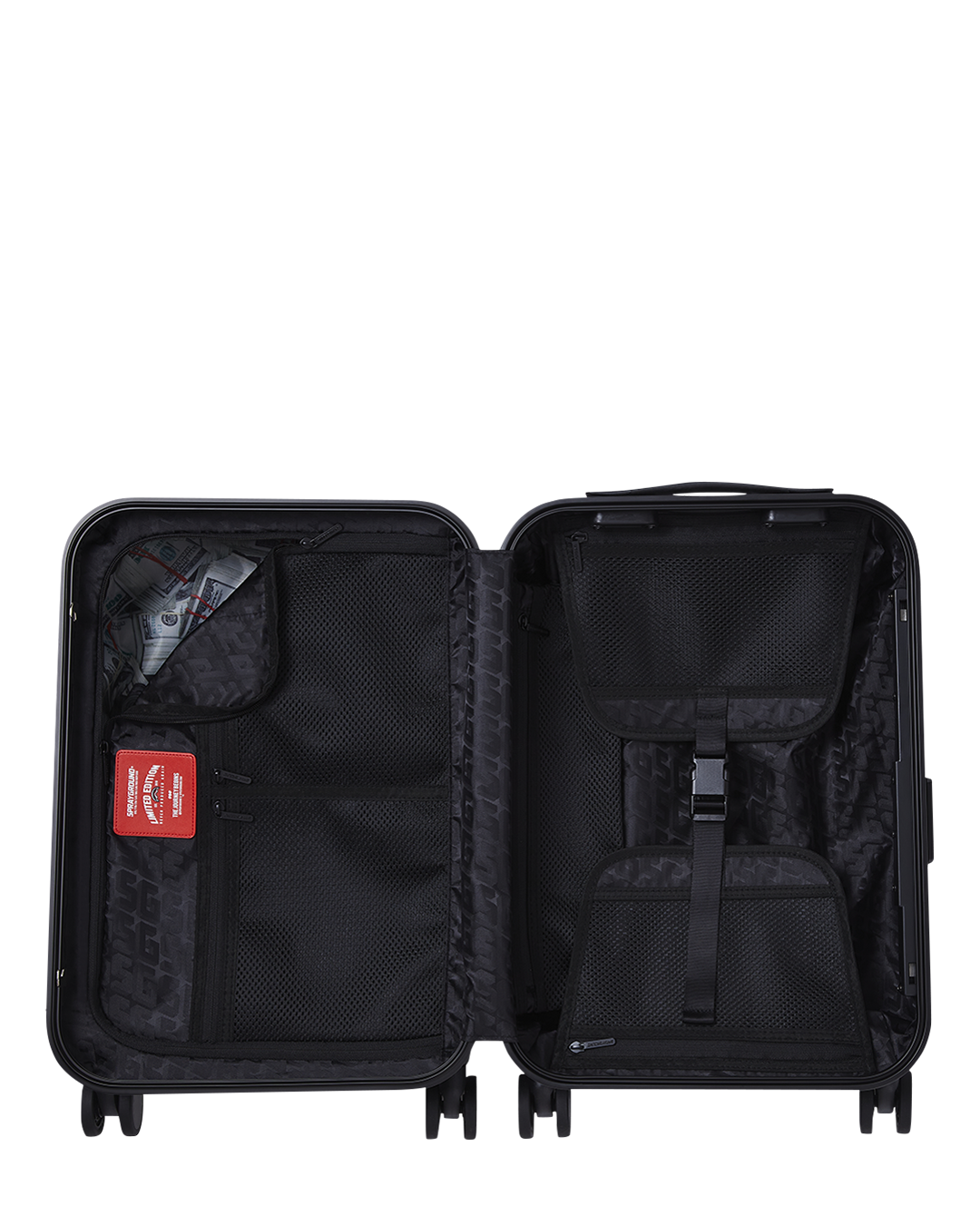 SHARKNAUTICS GUNMETAL CARRY-ON LUGGAGE