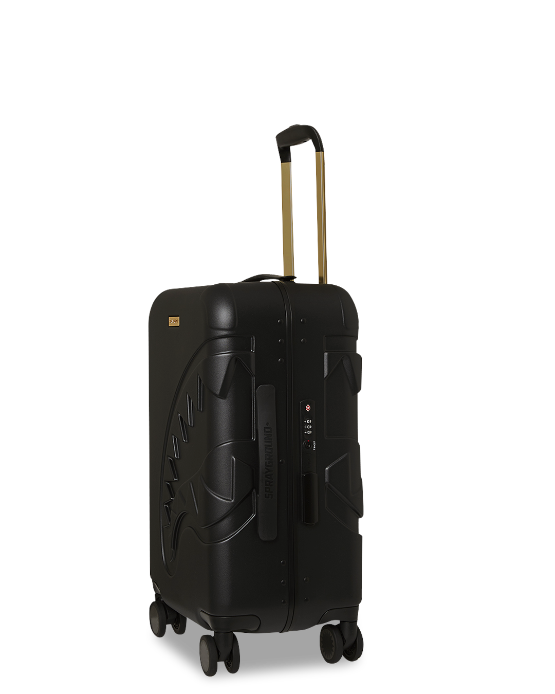 SHARKNAUTICS GOLD CARRY-ON LUGGAGE