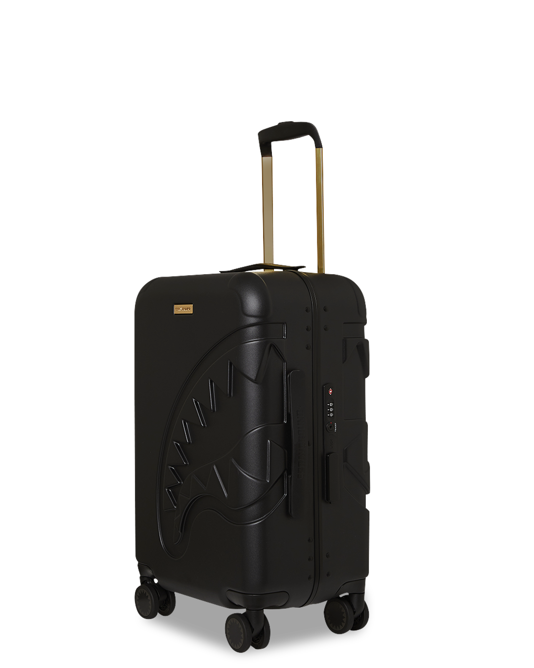 SHARKNAUTICS GOLD CARRY-ON LUGGAGE