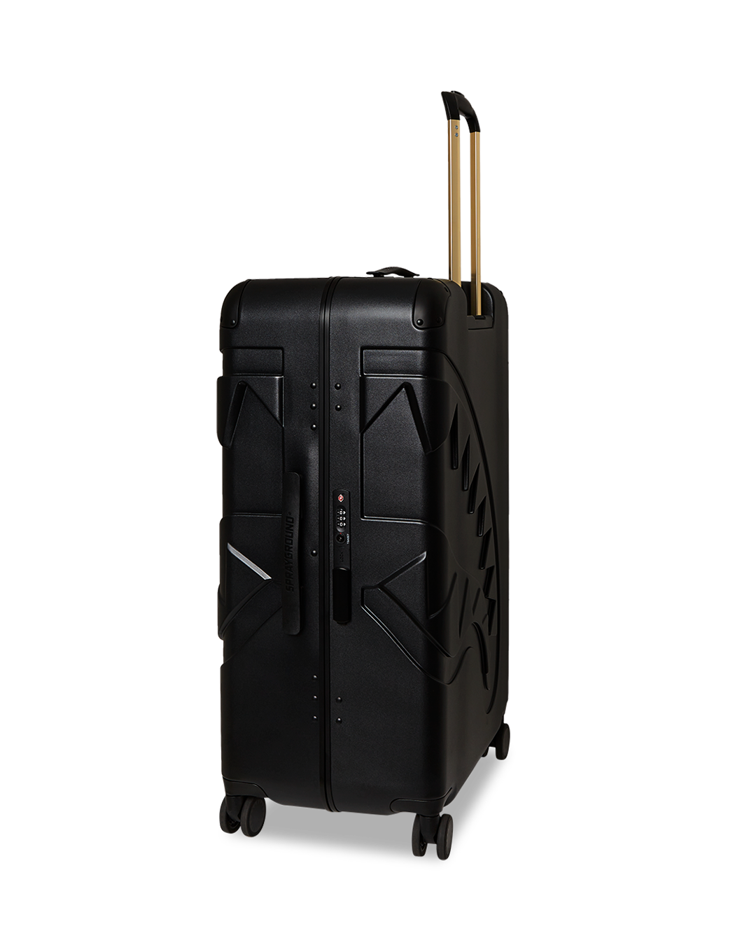 SHARKNAUTICS GOLD LARGE LUGGAGE