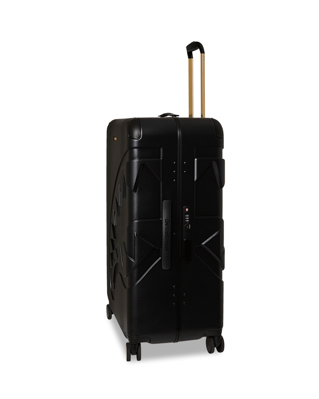 SHARKNAUTICS GOLD LARGE LUGGAGE