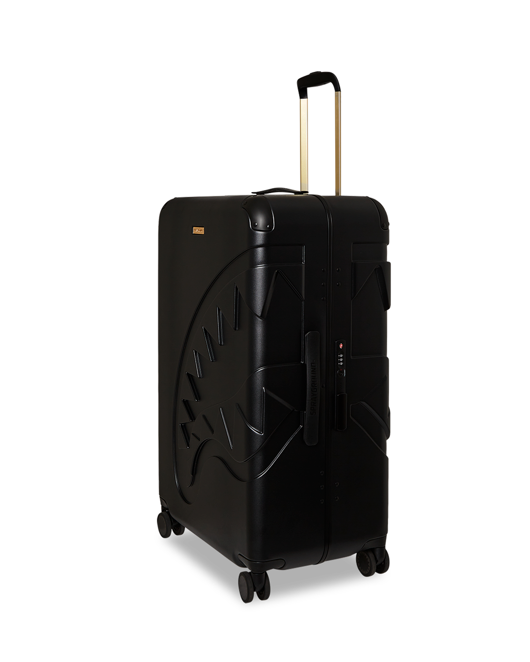 SHARKNAUTICS GOLD LARGE LUGGAGE