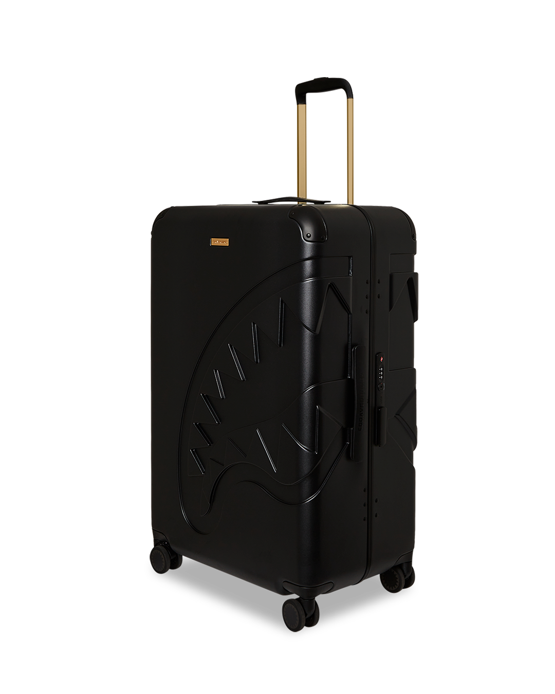 SHARKNAUTICS GOLD LARGE LUGGAGE