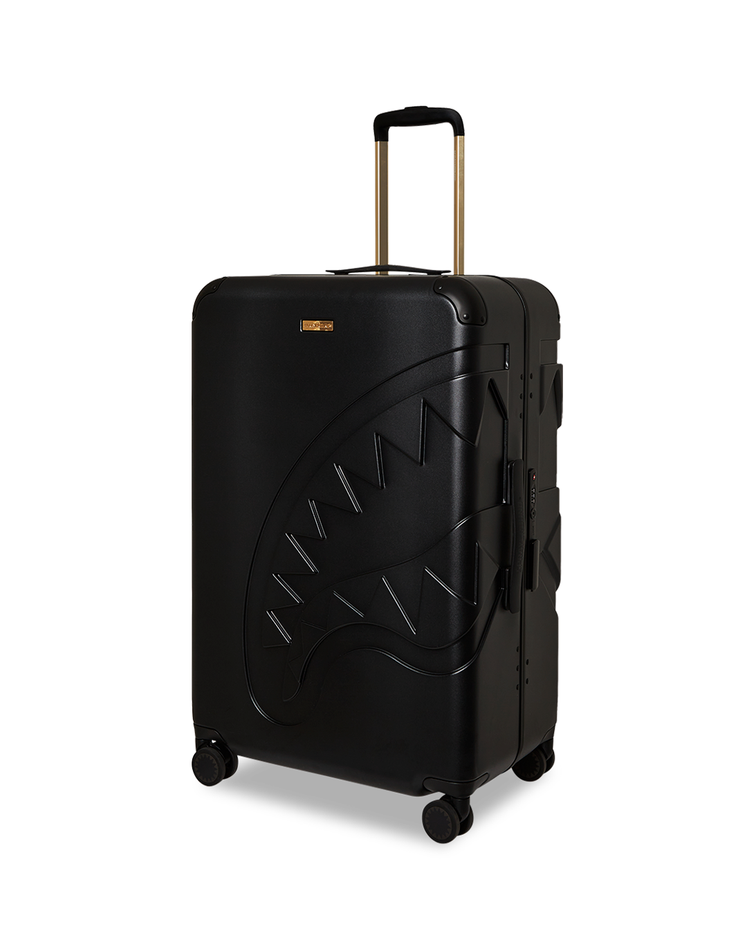 SHARKNAUTICS GOLD LARGE LUGGAGE