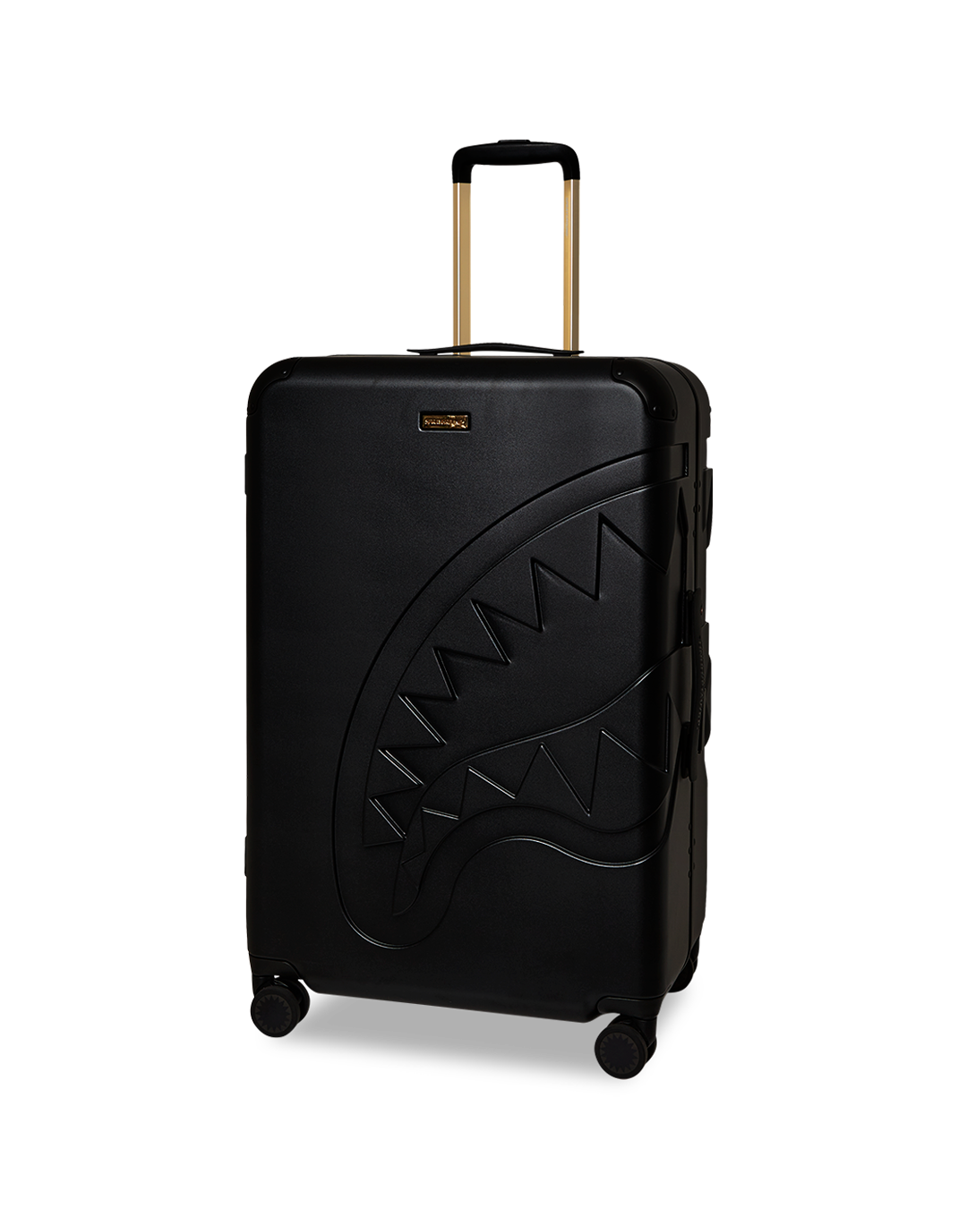 SHARKNAUTICS GOLD LARGE LUGGAGE