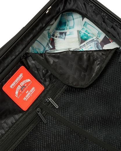 MONEYBEAR MOGUL BLACK CARRY-ON LUGGAGE