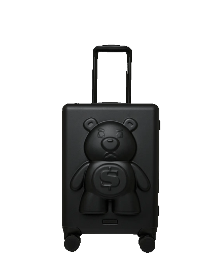 MONEYBEAR MOGUL BLACK CARRY-ON LUGGAGE