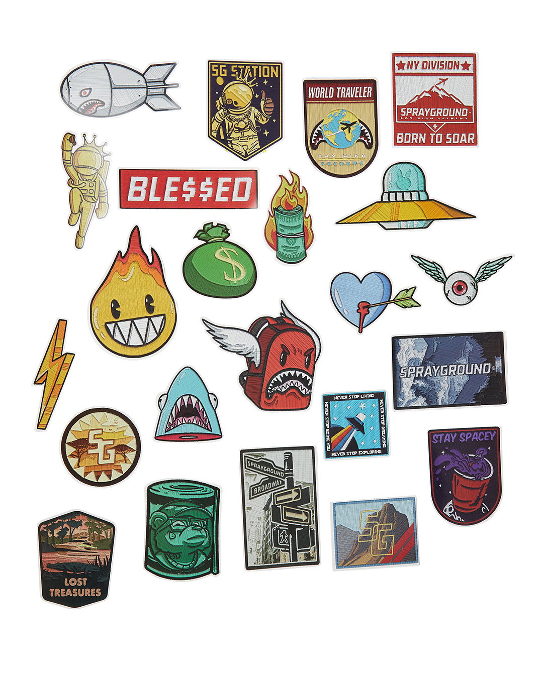 CARGO PATCHES FULL-SIZE LUGGAGE