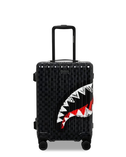 SCRIBBLE SHARK CARRY-ON HARD LUGGAGE