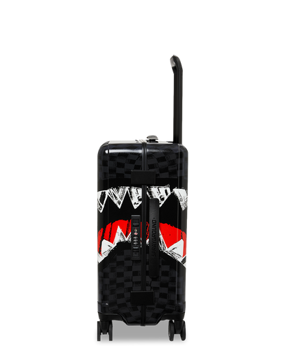 SCRIBBLE SHARK CARRY-ON HARD LUGGAGE