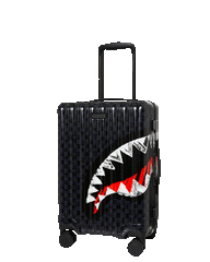 SCRIBBLE SHARK CARRY-ON HARD LUGGAGE