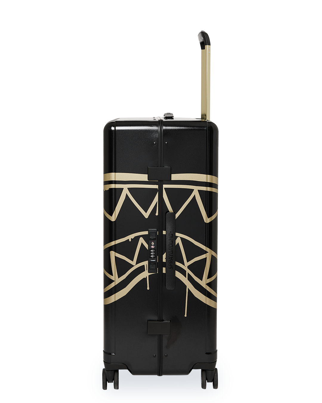 THAT GOLD DRAP LARGE HARD LUGGAGE