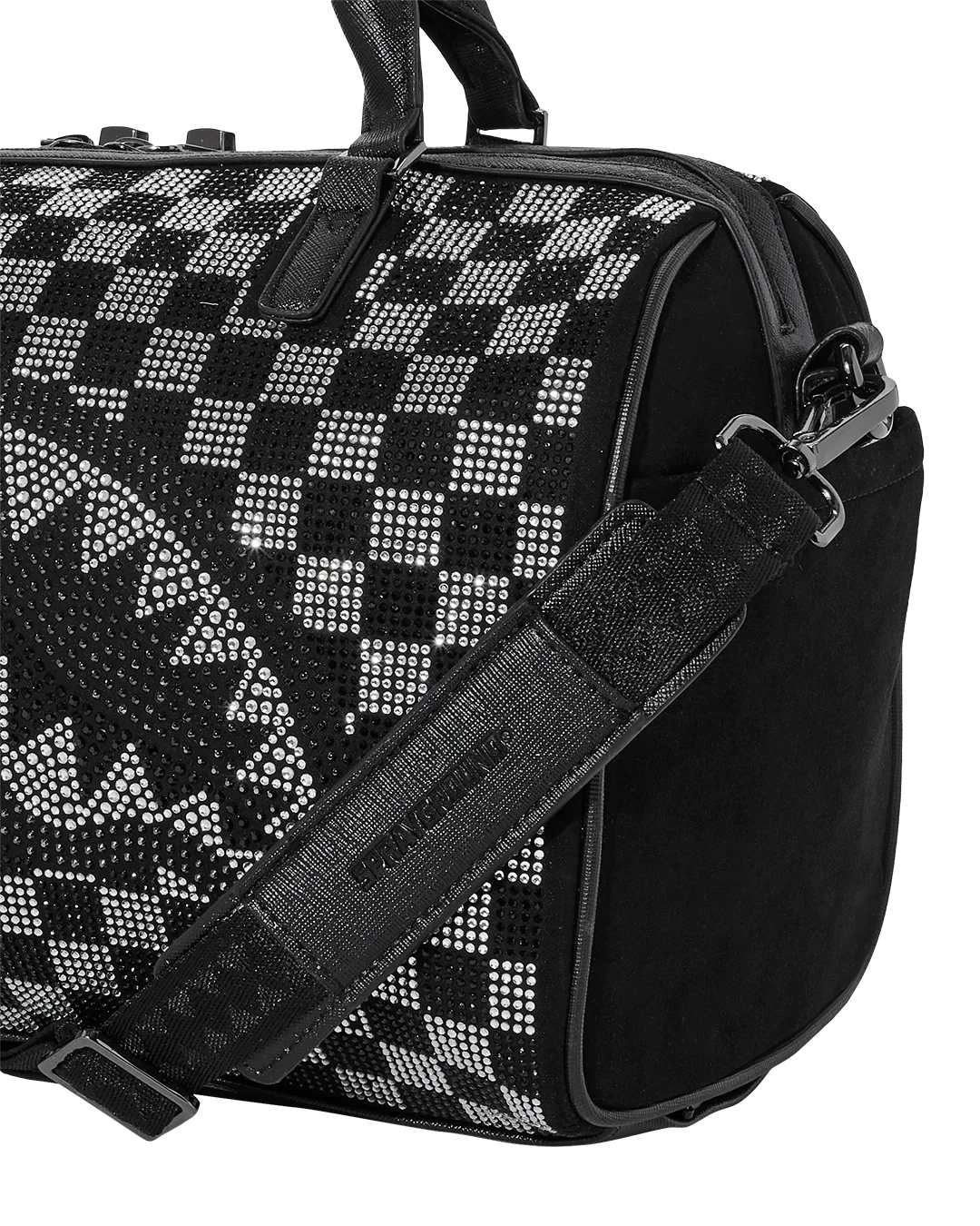 CHECKERED TRINITY MINI DUFFLE