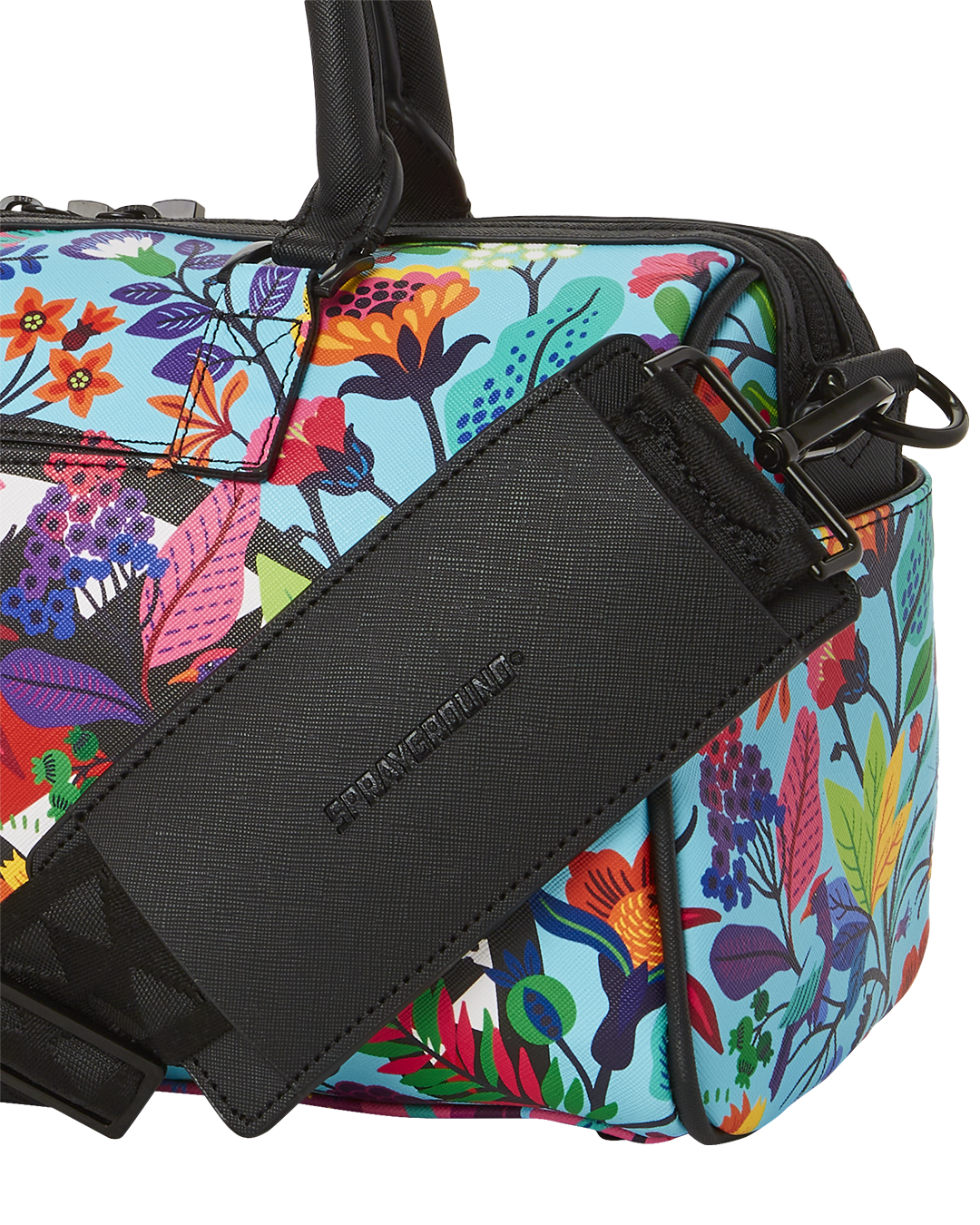 SANCTUARY SPLIT FLOWER MINI DUFFLE