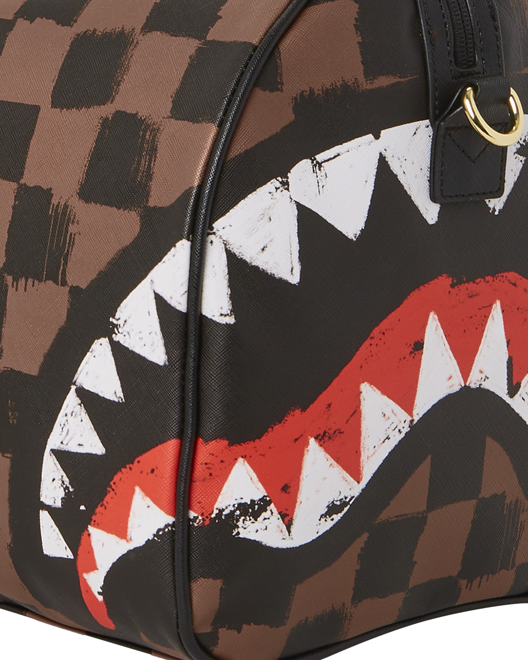 Sprayground shark duffle shop bag