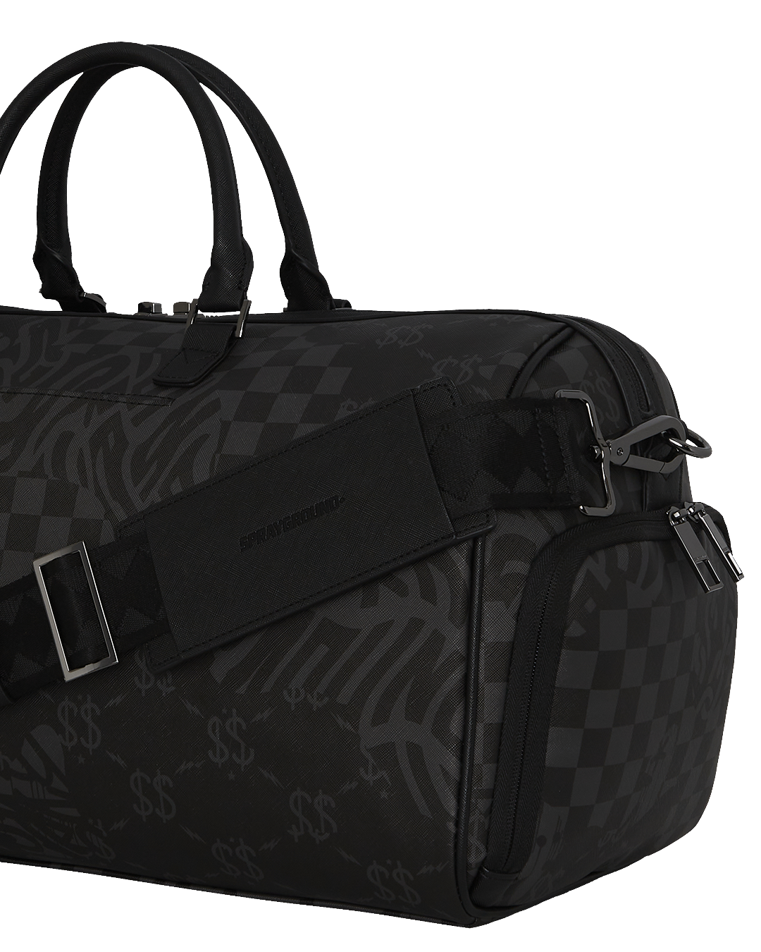 3AM CHECK PATTERN LARGE DUFFLE