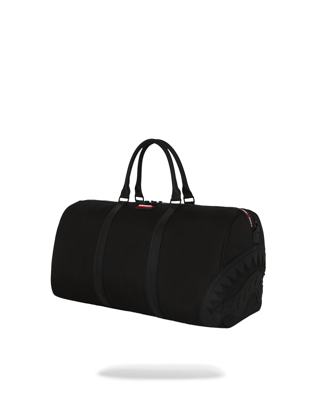 PRINTED ZIPPER SHARK DUFFLE