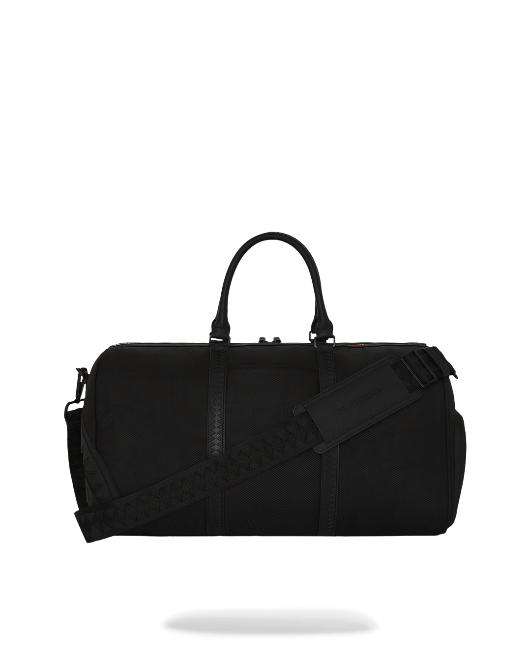 PRINTED ZIPPER SHARK DUFFLE