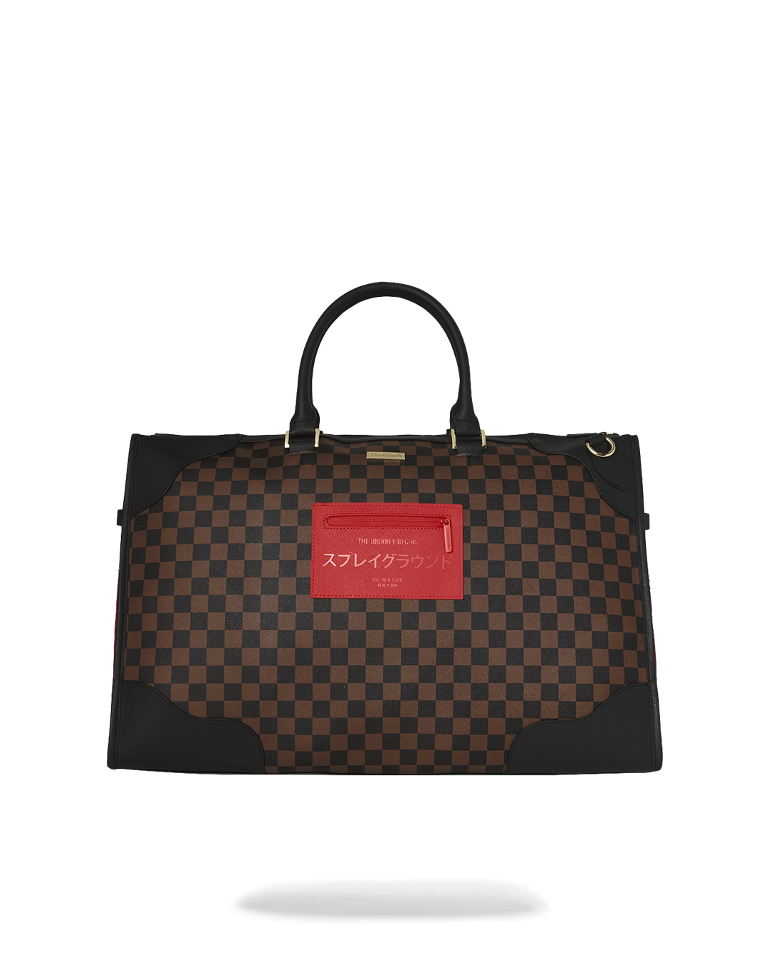 RED REDEMPTION PYRAMID DUFFLE