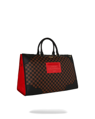 RED REDEMPTION PYRAMID DUFFLE