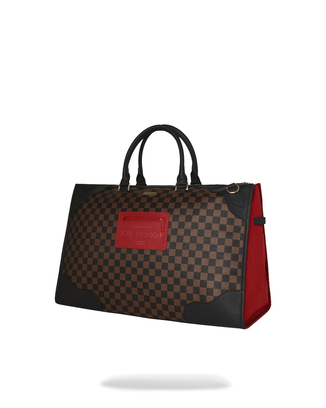 RED REDEMPTION PYRAMID DUFFLE