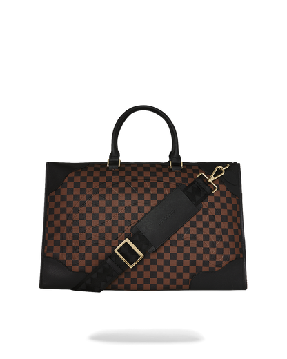 RED REDEMPTION PYRAMID DUFFLE
