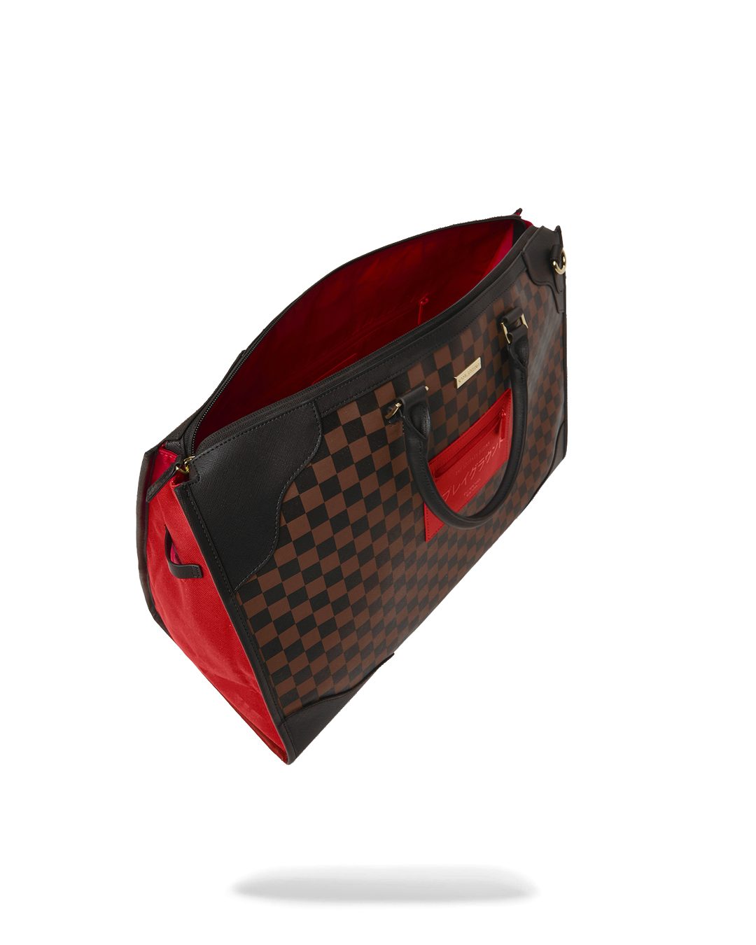 RED REDEMPTION PYRAMID DUFFLE