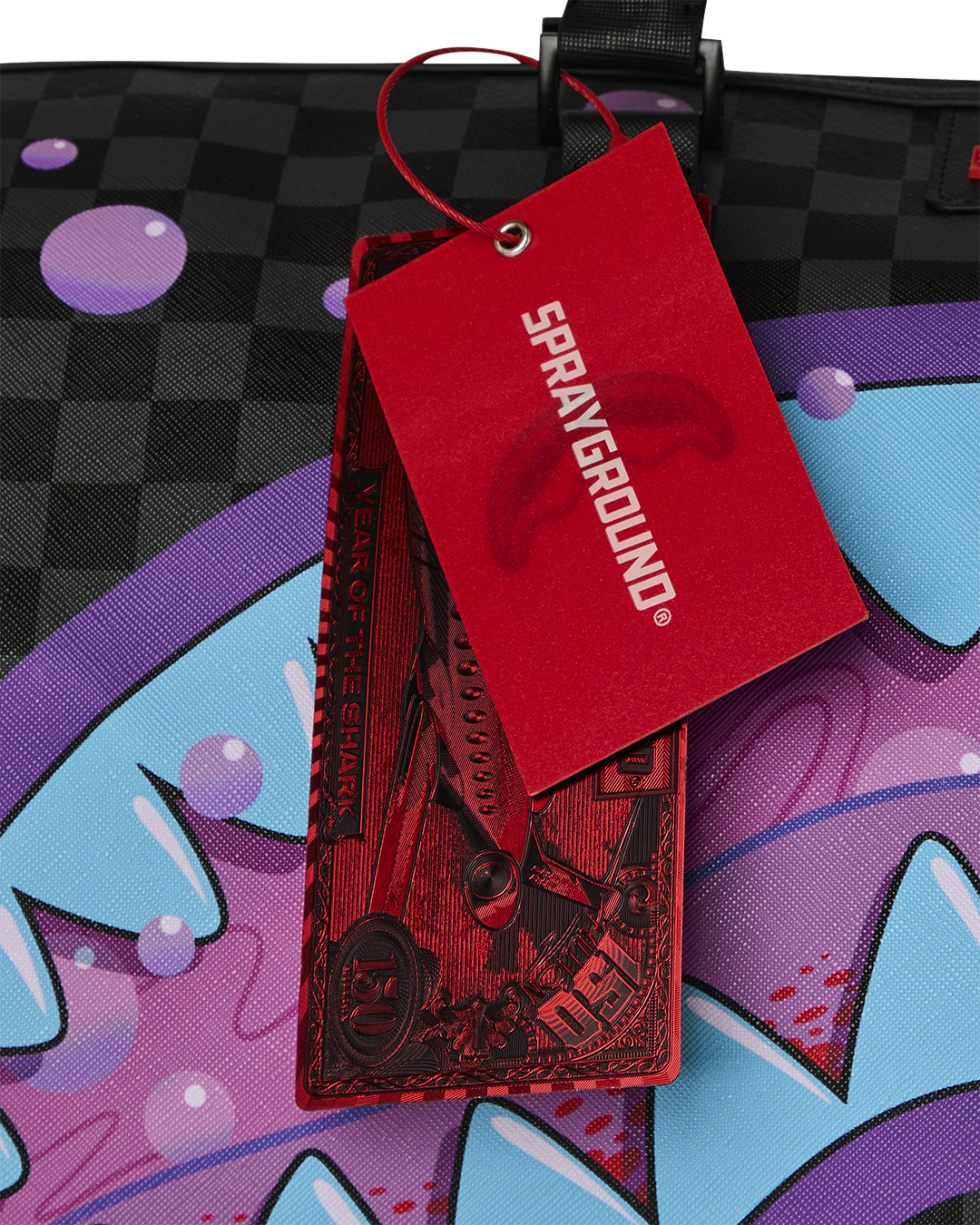 PURPLE SLIME TAKEOVER LARGE DUFFLE