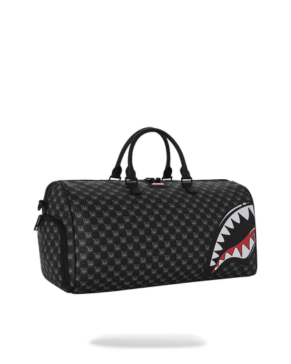 SHARKS IN PARIS WTF BUBBLY BLACK CHECK LARGE DUFFLE