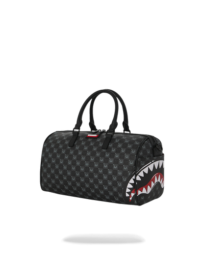 SHARKS IN PARIS WTF BUBBLY BLACK CHECK MINI DUFFLE