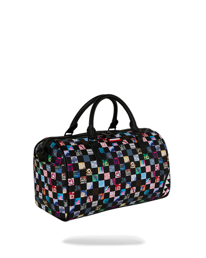 CRAZY CHECK MINI DUFFLE