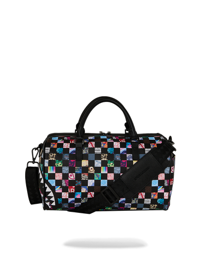 CRAZY CHECK MINI DUFFLE
