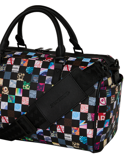 CRAZY CHECK MINI DUFFLE