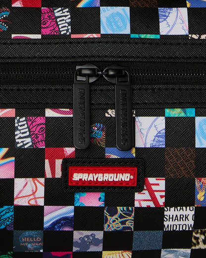 CRAZY CHECK MINI DUFFLE
