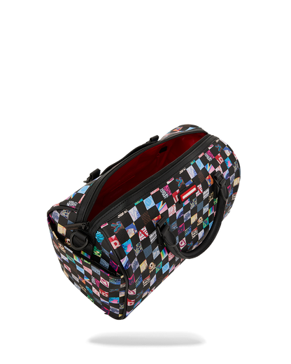CRAZY CHECK MINI DUFFLE