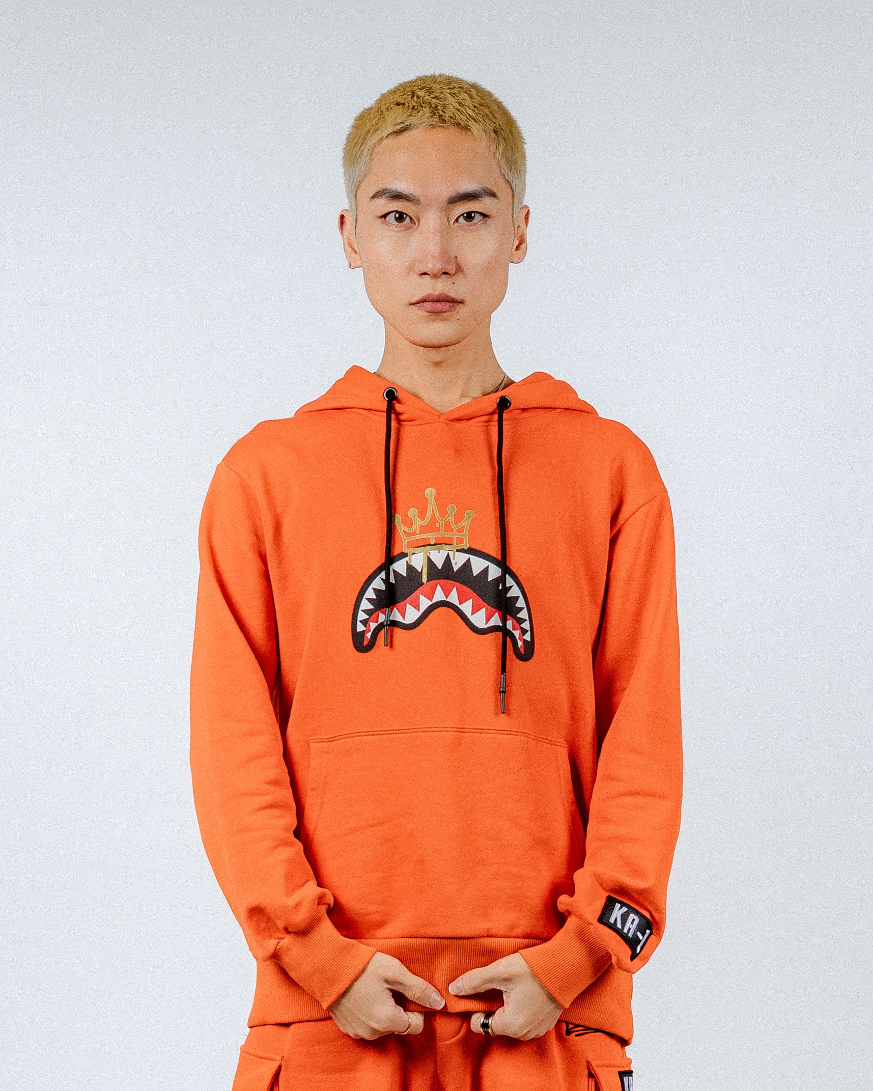 SG X KA1 KING’S SHARKMOUTH HOODIE-ORANGE