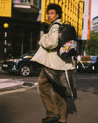 LONDON FASHION WEEK INSPO SHARK DLXSV BACKPACK