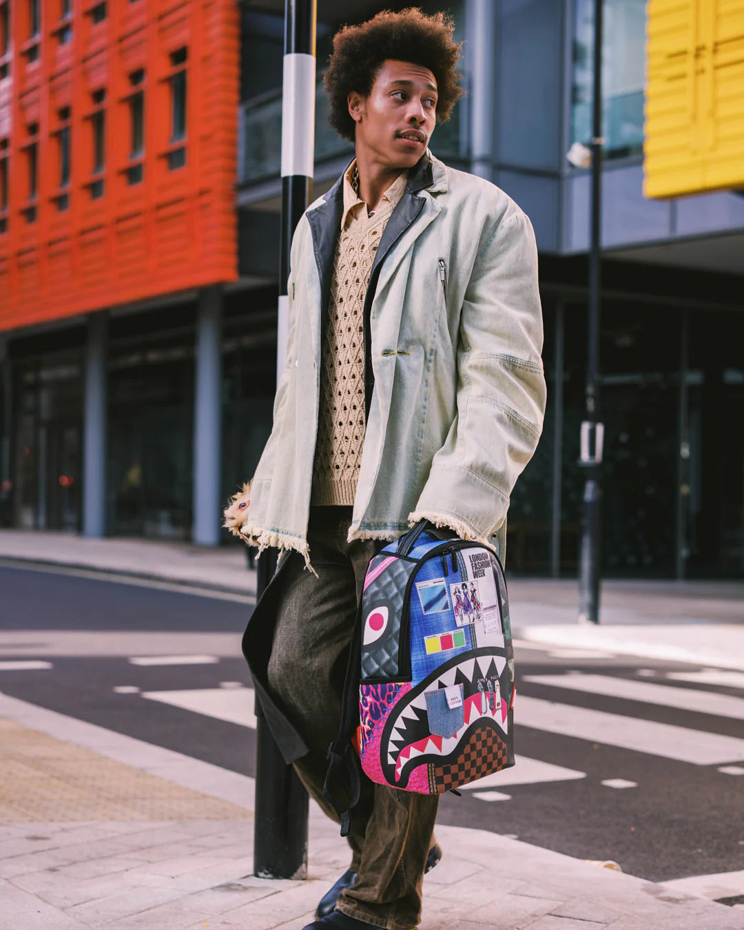 LONDON FASHION WEEK FASHION BOARD DLXSV BACKPACK