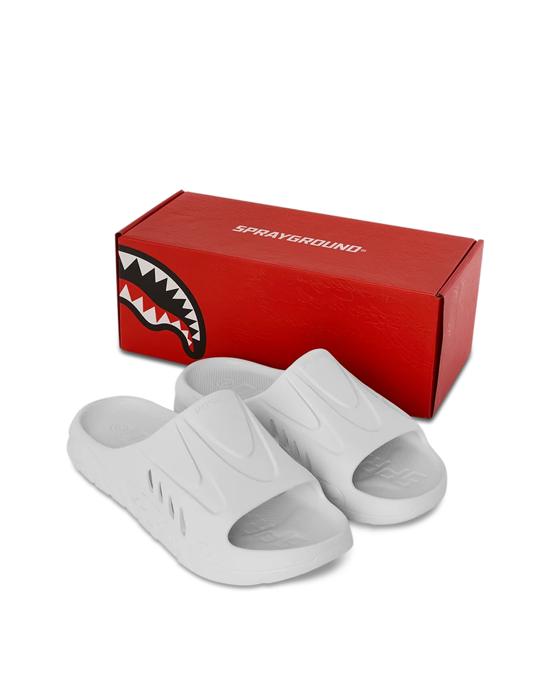 SHARK SLIDE WHITE