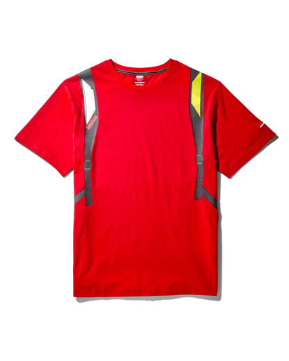 SPONGEBOB BAG ON TEE TSHIRT BRIGHT RED