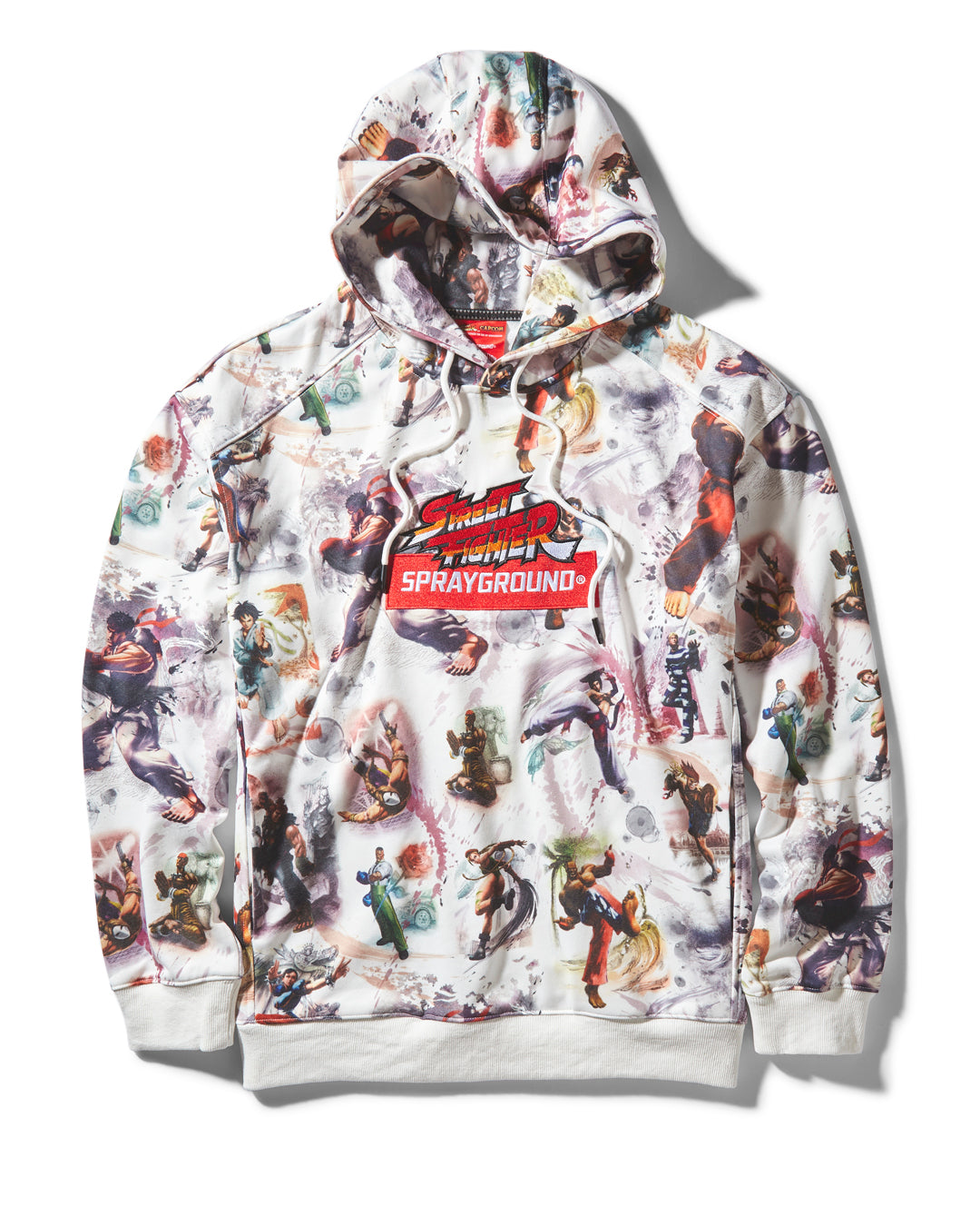 STREET FIGHTER MICHAELANGELO WHITE HOODIE