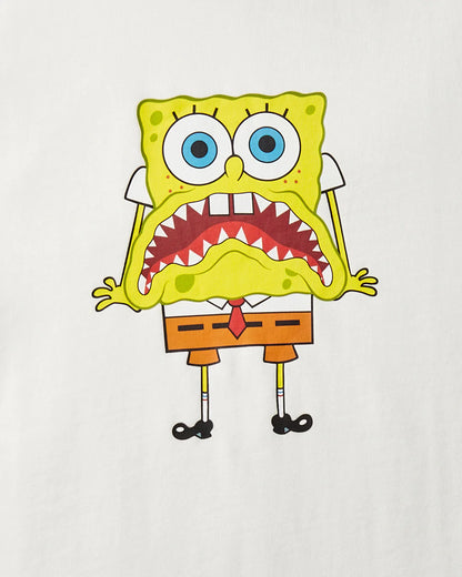 SPONGEBOB SCREAM TSHIRT WHITE