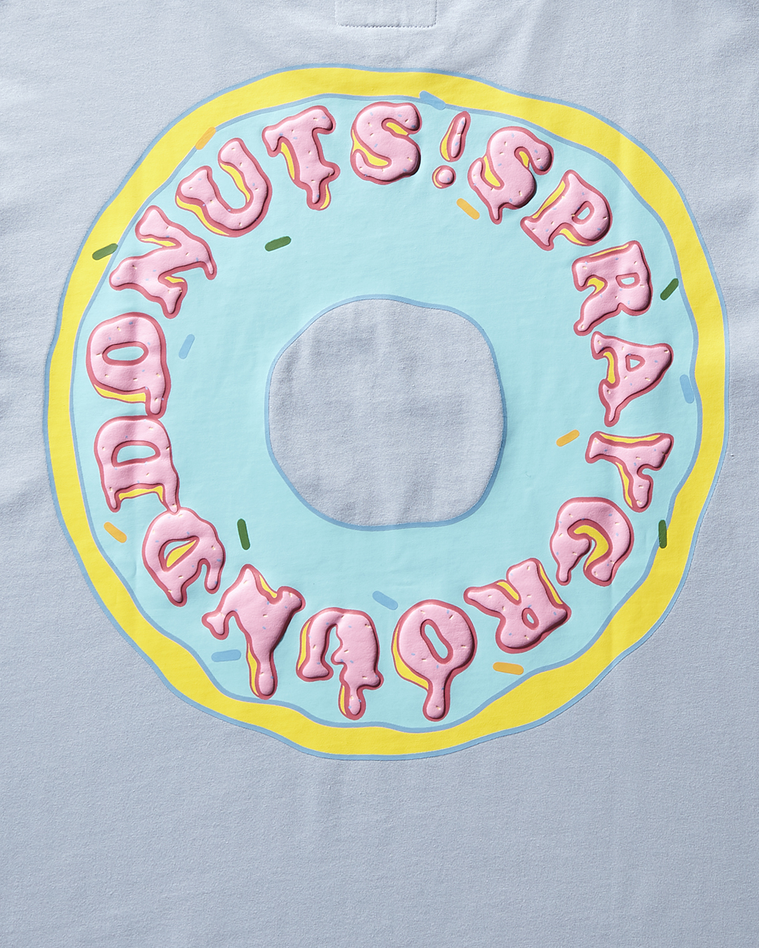 DONUT PRINTED TSHIRT GREY
