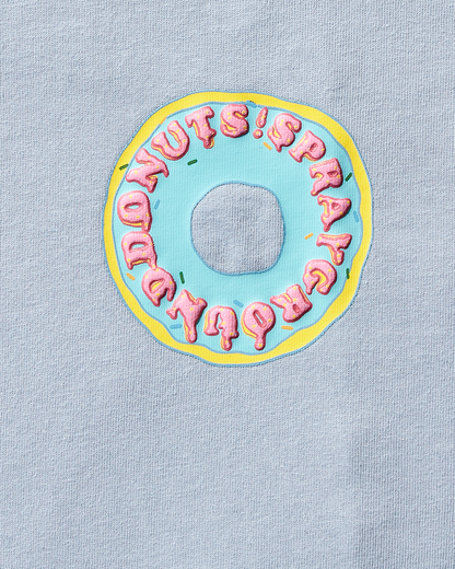 DONUT PRINTED TSHIRT GREY