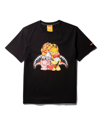 GARFIELD N FRIENDS T-SHIRT (BLACK)