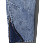 BALLOON DENIM PANTS DENIM BLUE