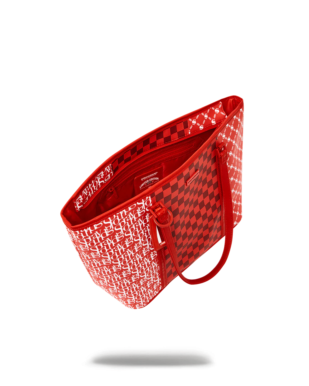 TRI SPLIT RED TOTE