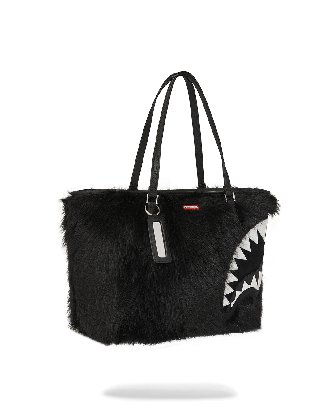 FUR CRAY BLACK TOTE