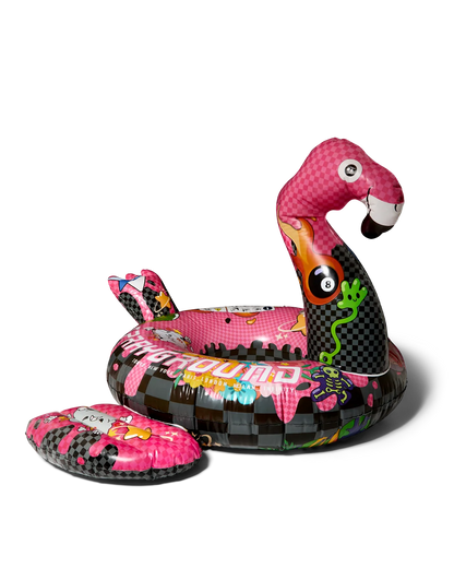 FLAMINGO WTF SKULL FLOATY