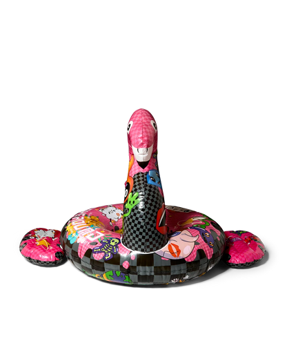 FLAMINGO WTF SKULL FLOATY